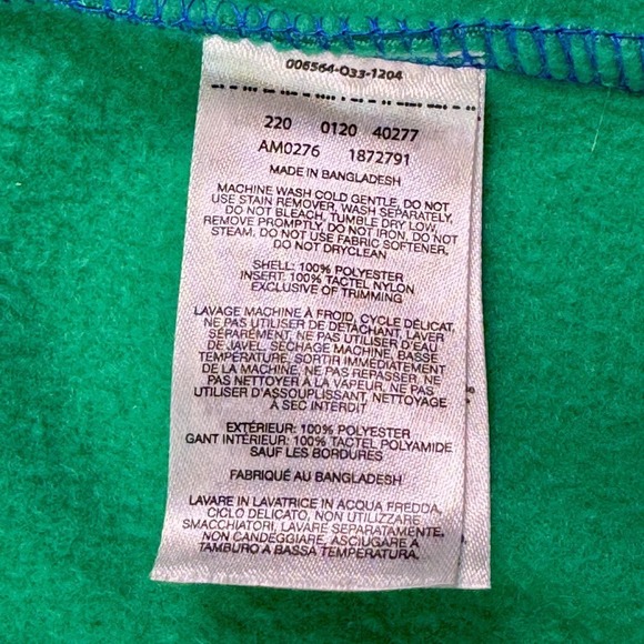 Vintage Columbia Colorblock Fleece Jacket Mens XL Blue Green Pink Full Zip Retro - Picture 5 of 7